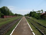 станция Житомля: Вид в сторону Мостов