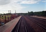 станция Гудогай: Платформы и пути, вид в сторону Вильнюса