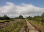 станция Чашники: Вид в сторону Новолукомля и Заслоново