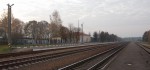 станция Лотва: Вид первой платформы в сторону Могилева