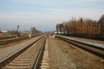 станция Шклов: Вид платформ в сторону Орши
