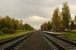 станция Ропнянская: Вид в сторону Полоцка