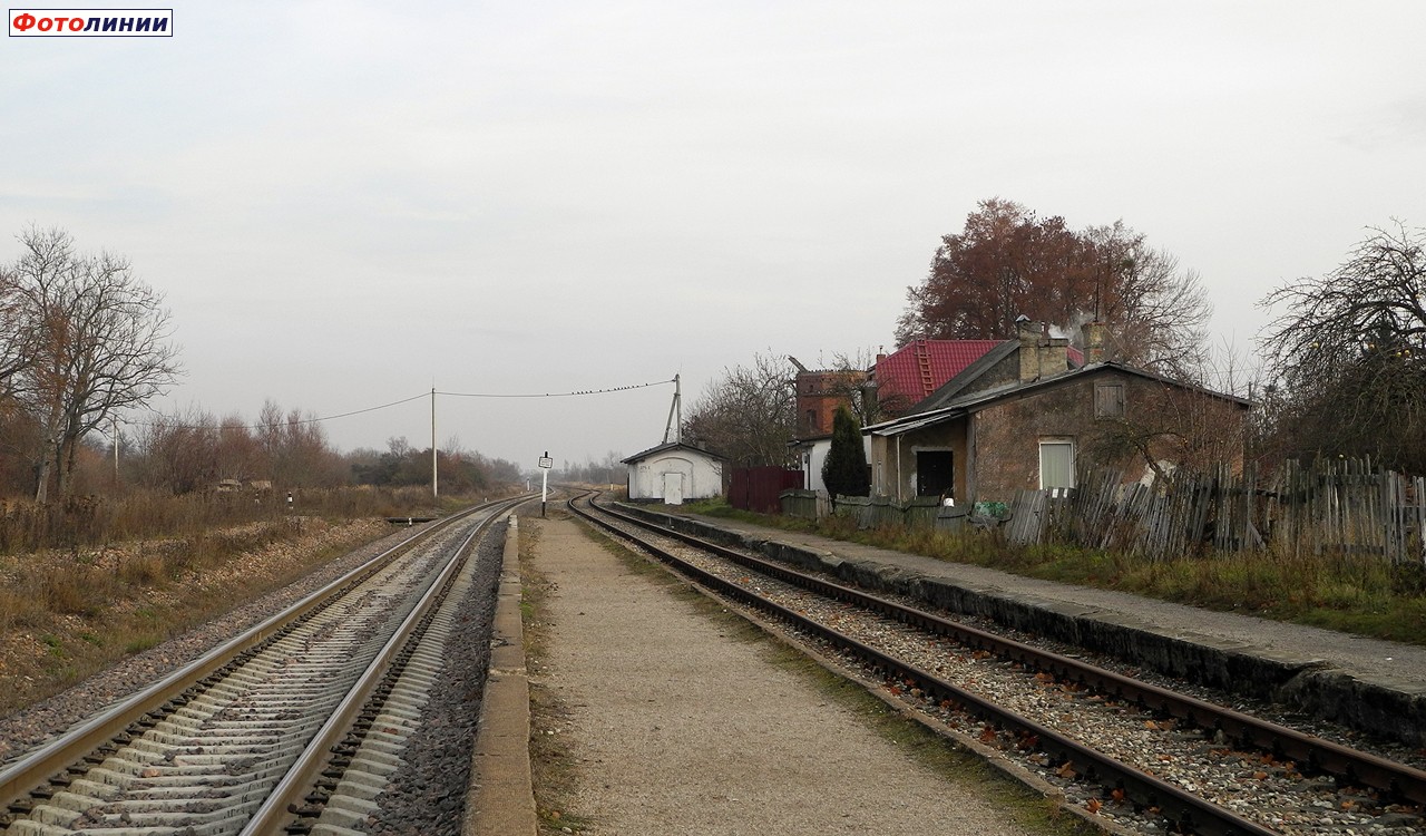 Вид с платформы в сторону Калининграда