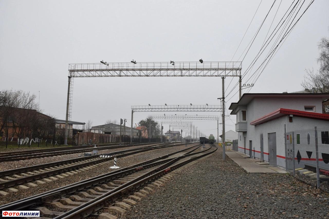 Вид со стороны станции Ладушкин
