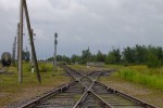 станция Дзержинская-Новая: Глухое пересечение в северной горловине