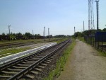 станция Луговое-Новое: Вид в сторону Черняховска