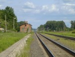 станция Междуречье: Вид в сторону Черняховска
