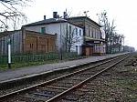 о.п. Мозырь-Новый: Вокзал со стороны платформы