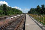 станция Ларищево: Вид с 1-ой платформы в направлении Унечи