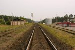 станция Добруш: Вид в сторону Новозыбкова