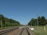 станция Ларищево: Вид в сторону Добруша