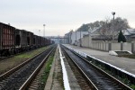 станция Бэлць-Слобозия: Вид на первую платформу от пешеходного моста