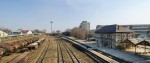 станция Бэлць-Ораш: Вид станции в сторону Окницы с пешеходного моста