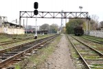 станция Бэлць-Ораш: Вид в сторону Бэлць-Слобозия из нечётной горловины