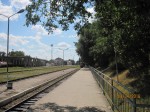 станция Унгень: Вид в сторону Ясс, пригородный вокзал