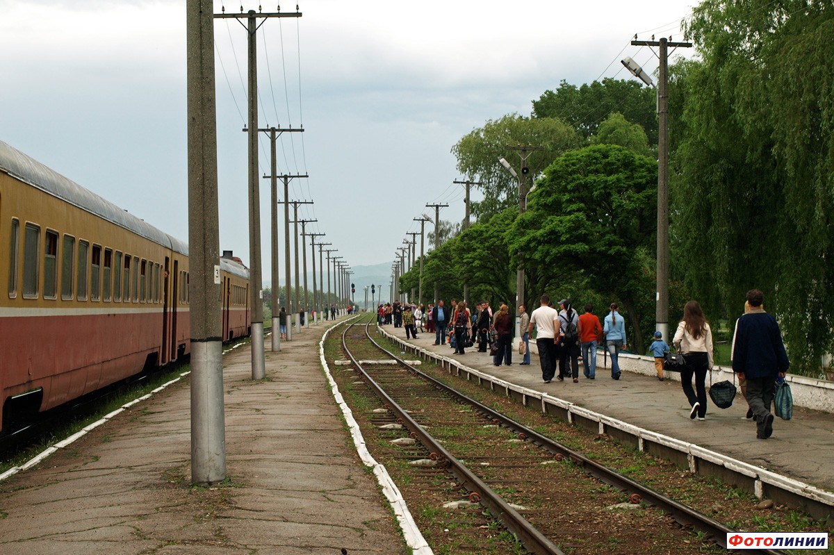 Вид в сторону ст. Стрэшень