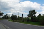 Входной светофор В, вид с дороги