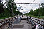станция Рийзипере: Пассажирская платформа, вид в чётном направлении