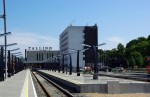 станция Таллинн: Здание вокзала и привокзальная гостиница GO Hotell Shnelli