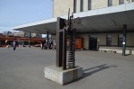 станция Таллинн: Памятник ручному стрелочному переводу