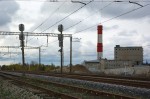 станция Юлемисте: Светофоры ВТ и В и табличка "Граница станции"