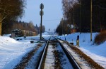 станция Кадрина: Вид в чётном направлении
