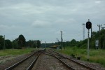 станция Пюсси: Вид из чётной горловины и светофор М4