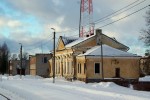 станция Йыхви: Здание вокзала (не используется) и другие постройки