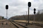 станция Аувере: Выходные светофоры В3, В1 и В2