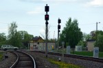 станция Тарту: Входные светефоры AN из Ропка (Ныо) и AR из Реола