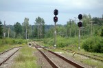 станция Антсла: Выходные светофоры В3, В1, В2