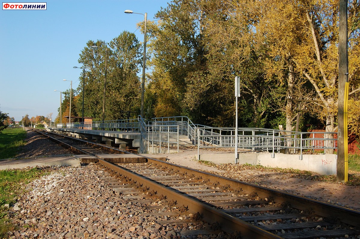 Старая платформа, вид в сторону ст. Тарту