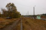 о.п. Авраамовская: Вид бывшей станции с заброшенной платформы