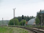 станция Хойники: Выходной светофор Ч2 в сторону Василевич