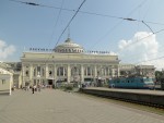 станция Одесса-Главная: Вокзал со стороны платформы