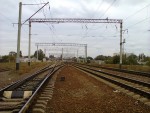 станция Одесса-Товарная: Разветвление пути со ст. Одесса-Застава 2 на мосту над трассой Север-Юг