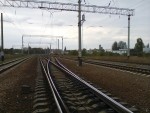 станция Одесса-Товарная: Стрелка на мосту через трассу Север-юг