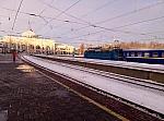 станция Одесса-Главная: Вид в сторону тупика и здания вокзала