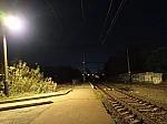о.п. Одесса-Малая: Ночной вид в сторону станции Одесса-Застава І
