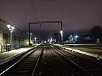 о.п. Одесса-Поездная: Ночной вид в сторону Одессы-Главной