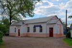 станция Голованевск: Пассажирское здание, вид со стороны поселка