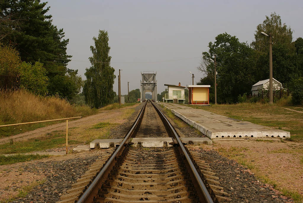 Вид о.п. со стороны станции Березки