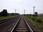 станция Хлыстуновка: Вид в сторону Цветково