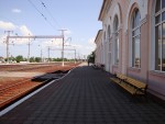 станция Корсунь: Вид в сторону Цветково