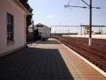 станция Корсунь: Вид в сторону Мироновки