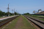 станция Драбово-Барятинская: Вид в сторону Гребенки