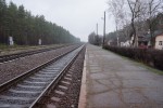 станция Чапаевка: Вид в сторону Золотоноши