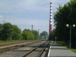 станция Белоозёрск: Вид в сторону тупика