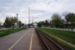 станция Знаменка: Платформа. Вид в сторону Чернолесской
