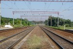 станция Лекаревка: Вид в сторону Кременчуга